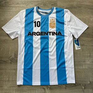 FA Light Blue and White Stripe Jersey